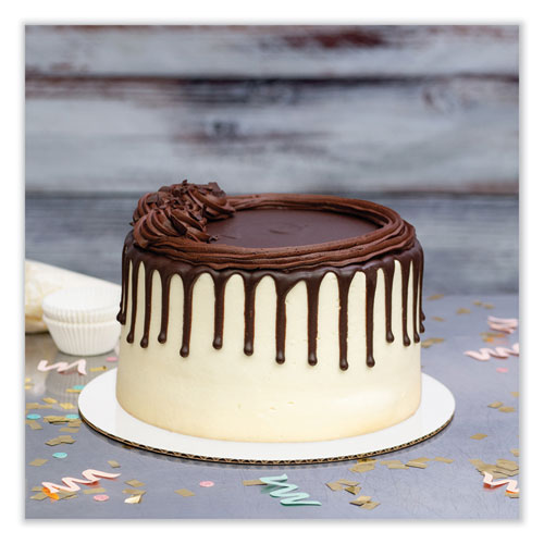 Image of SCT® 11217 Bright White Cake Circles, 10" Diameter, Bright White, Paper, 100/Carton