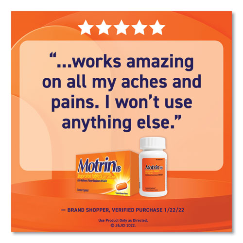 Image of Motrin® IB 48152 Ibuprofen Tablets, Two-Pack, 50 Packs/box