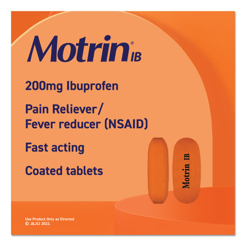Image of Motrin® IB 48152 Ibuprofen Tablets, Two-Pack, 50 Packs/box