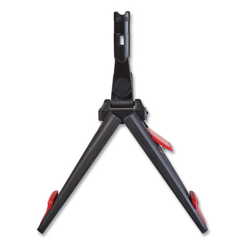Image of Rubbermaid® Commercial 2132428 Adaptable Flat Mop Frame, 18.25 x 4, Plastic, Black/Gray/Red