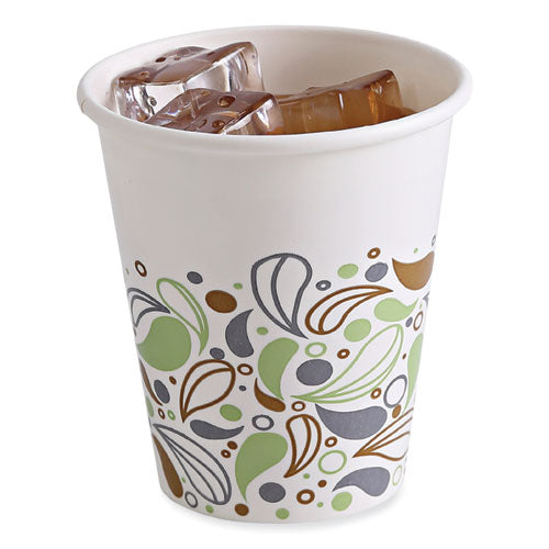 Image of BoardwalkÂ® Deerfield Printed Paper Cold Cups, 12 oz, 50/Sleeve, 20 Sleeves/Carton