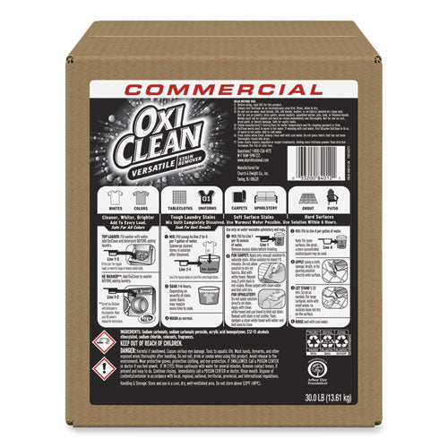 Image of OxiClean 33200-84012 Stain Remover, Regular Scent, 30 Lb Box