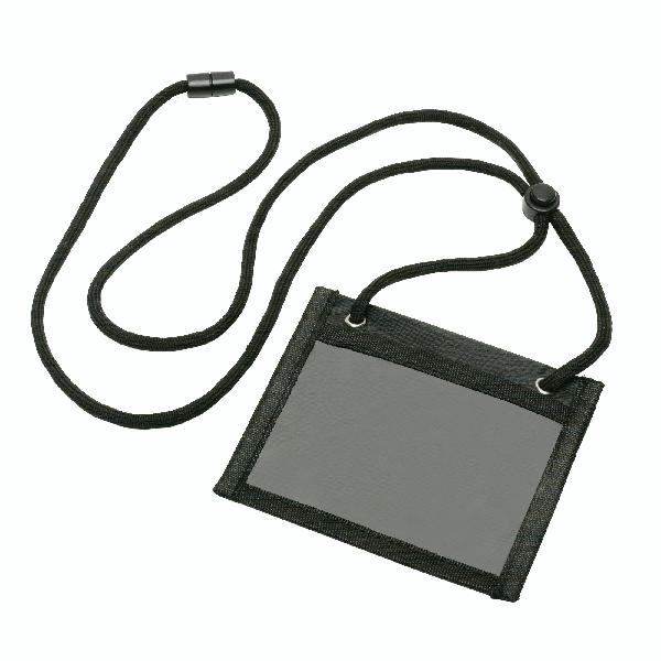 Image of SKILCRAFT® Credential Holder, w/Cord Lanyard, Horizontal, 1 Each