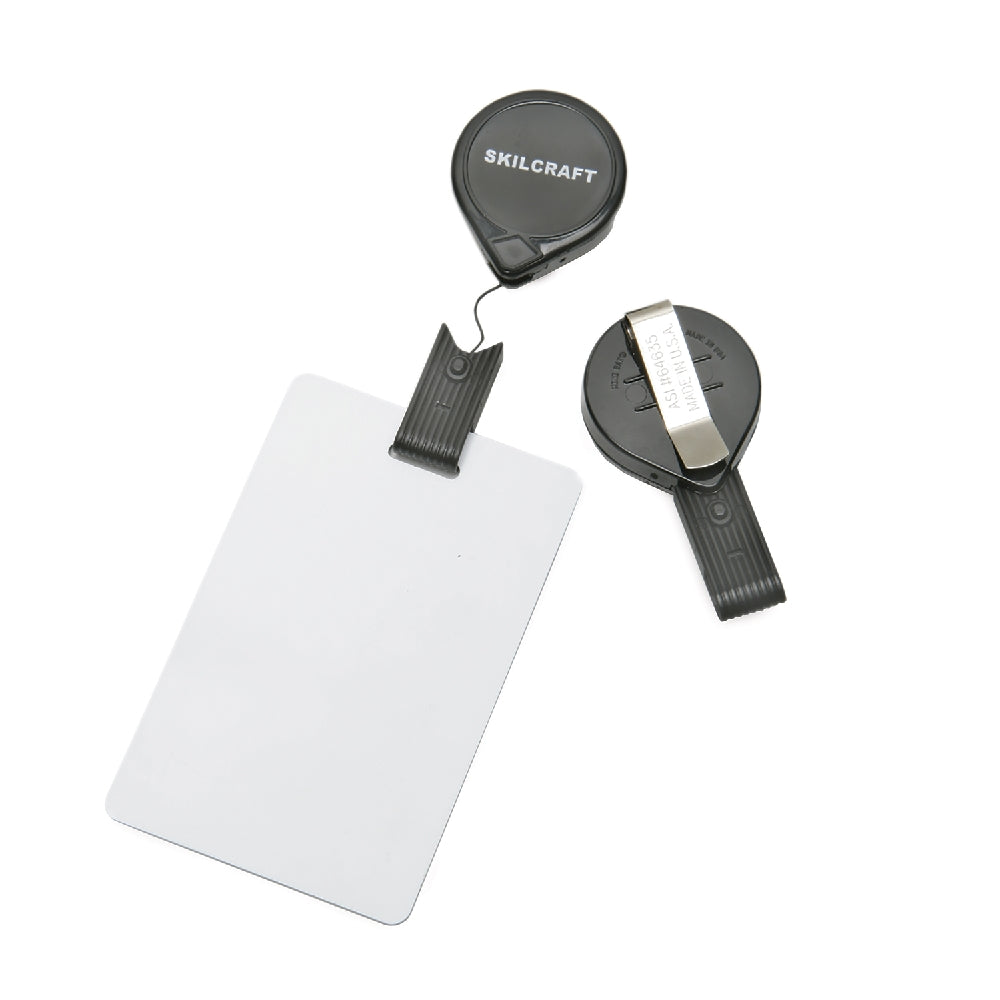 Image of SKILCRAFT® Retractable ID Card Reel, 1 Each