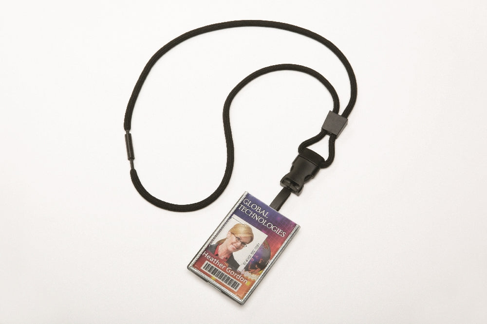Image of SKILCRAFT® Smart Card Holder, w/Cord Style Lanyard, Case of 6 Dozen