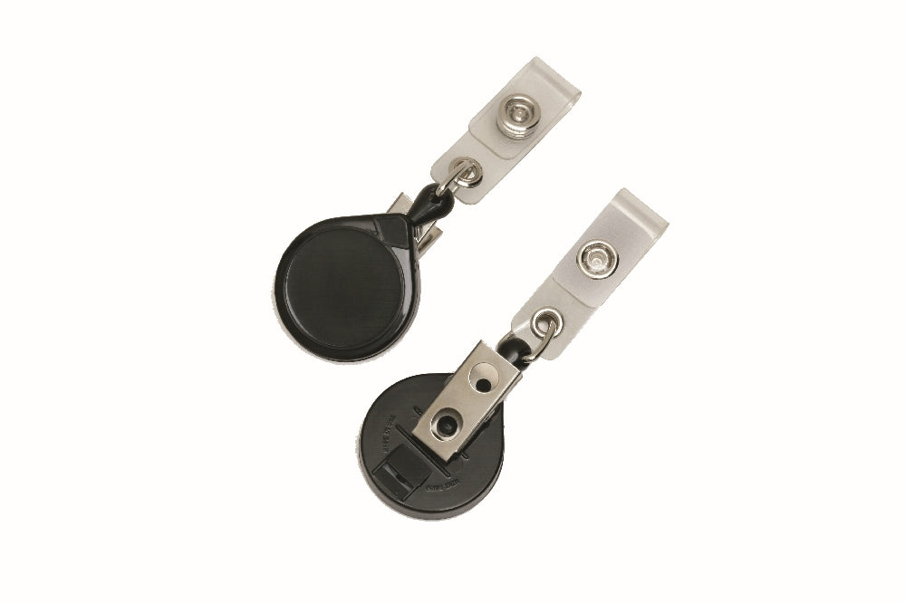 Image of SKILCRAFT® Retractable ID Card Reel, w/Bulldog Clip, 1 Each