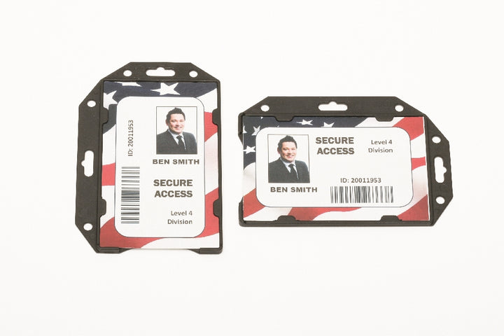 Image of SKILCRAFT® Smart Card Holder, 3.8" H x 2.5" W, Clear, Case of 4 Dozen