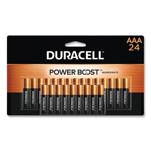Image of DuracellÂ® Power Boost CopperTop Alkaline AAA Batteries, 24/Pack