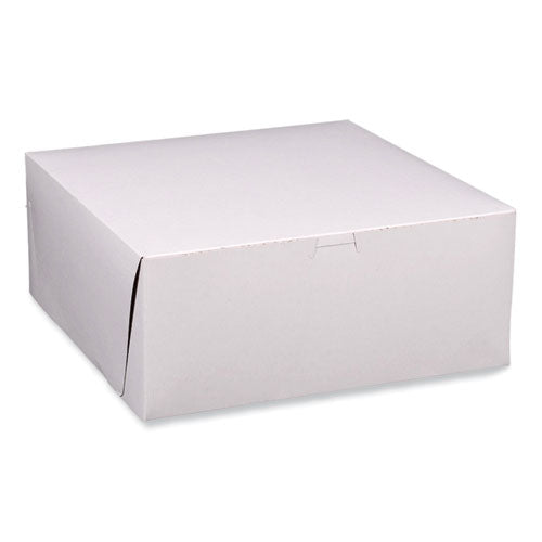 Image of SCT® 1593 Bakery Boxes, Standard, 14 X 14 X 6, White, Paper, 50/carton