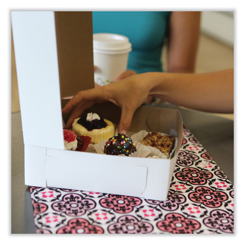Image of SCT® 1517 Bakery Boxes, Standard, 7 X 7 X 3, White, Paper, 250/carton