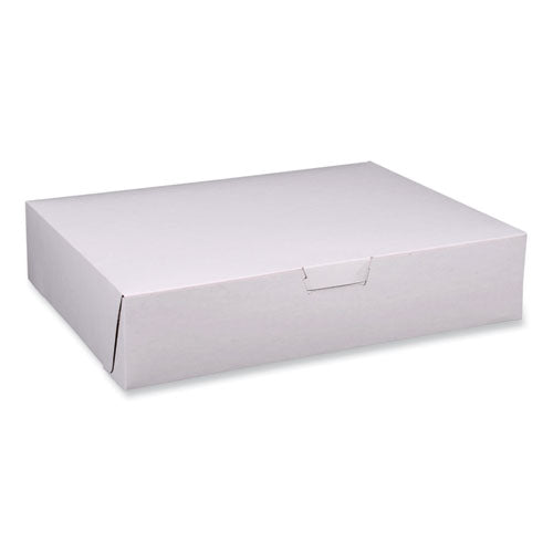 Image of SCT® 1929 Bakery Boxes, Standard, 19 X 14 X 4, White, Paper, 50/carton