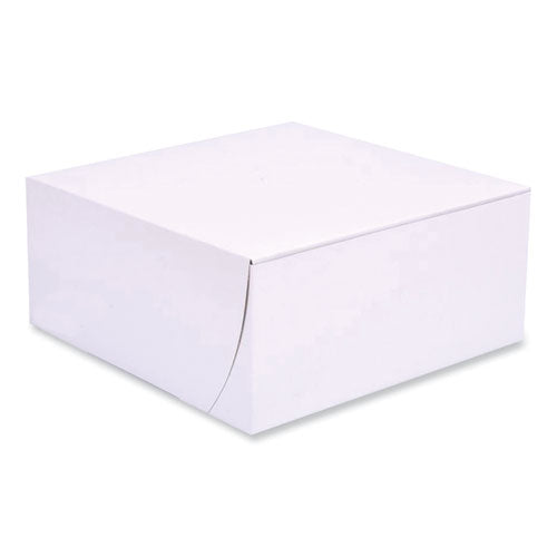 Image of SCT® 1561 Bakery Boxes, Standard, 9 X 9 X 4, White, Paper, 200/carton