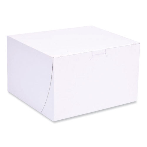 Image of SCT® 1545 Bakery Boxes, Standard, 8 X 8 X 5, White, Paper, 100/carton