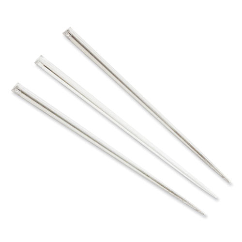 Image of AmerCareRoyal® RP149-4C Prism Picks, Plastic, 4", Clear, 500/Box, 5 Boxes/Carton