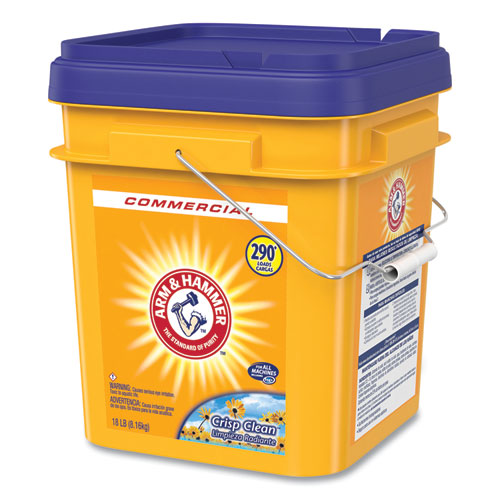 Image of Arm & Hammer 3320001001 Powder Laundry Detergent, Crisp Clean, 18 lb Pail