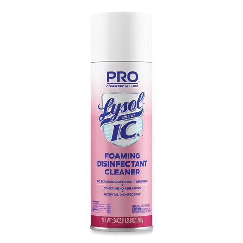 Image of LYSOL® Brand I.C. 36241-95524 Foaming Disinfectant Cleaner, 24 Oz Aerosol Spray, 12/carton