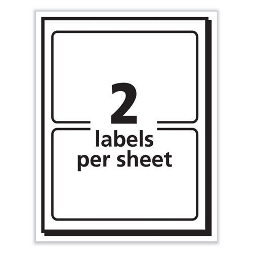 Image of Avery® 05147 Printable Adhesive Name Badges, 3.38 X 2.33, White, 100/pack