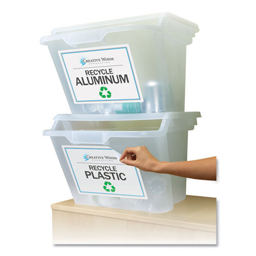 Image of Avery® 06465 Removable Multi-Use Labels, Inkjet/laser Printers, 8.5 X 11, White, 25/pack