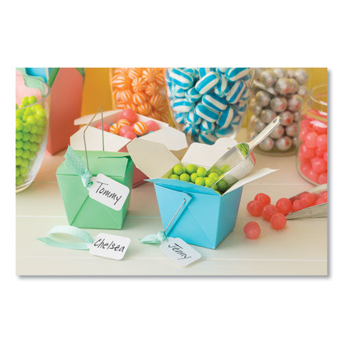 Image of Avery® 12204 Medium-Weight White Marking Tags, 1.75 x 1.09, 1,000/Box