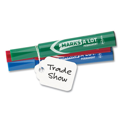Image of Avery® 12204 Medium-Weight White Marking Tags, 1.75 x 1.09, 1,000/Box