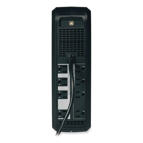 Image of Tripp Lite by Eaton OmniSmart LCD Line-Interactive UPS Tower, 8 Outlets, 650 VA, 480 J
