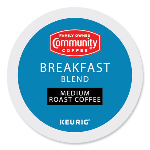 Image of Community Coffee® 5000374324 Breakfast Blend K-Cup, 24/Box