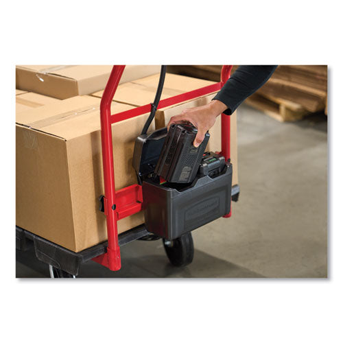 Image of Rubbermaid® Commercial 2173661 Motorized Kit For 30" X 60" Platform Trucks, Large, Dc Motor, 60 V Lithium-Ion Battery, 0.5 Mph To 3 Mph, Black/red