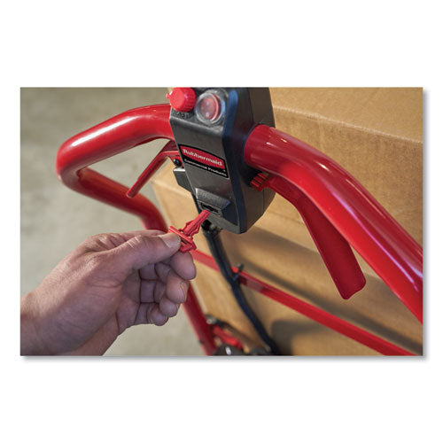 Image of Rubbermaid® Commercial 2173663 Motorized Kit For 24" X 48" Platform Trucks, Medium, Dc Motor, 60 V Lithium-Ion Battery, 0.5 Mph To 3 Mph, Black/red