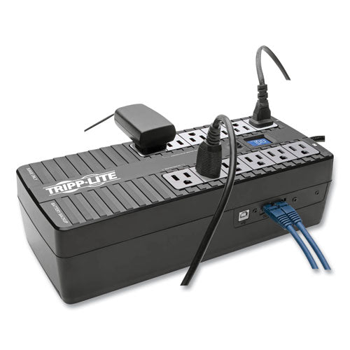 Image of Tripp Lite by Eaton ECO850LCD ECO Series Energy-Saving Standby UPS, 12 Outlets, 850 VA, 420 J