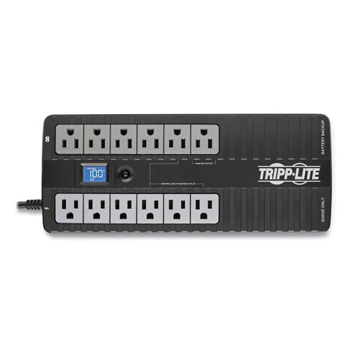 Image of Tripp Lite by Eaton ECO850LCD ECO Series Energy-Saving Standby UPS, 12 Outlets, 850 VA, 420 J