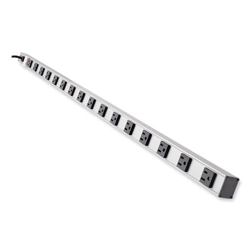 Image of Tripp Lite by Eaton Vertical Power Strip, 16 Outlets, 15 ft Cord, Silver