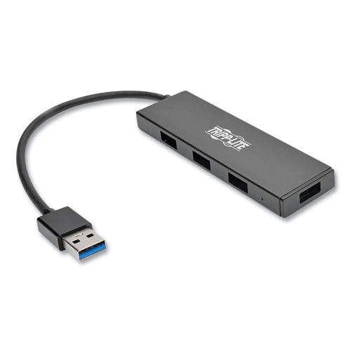 Image of Tripp Lite by Eaton U360-004-SLIM Ultra-Slim Portable Usb 3.0 Superspeed Hub, 4 Ports, Black