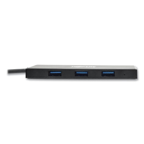 Image of Tripp Lite by Eaton U360-004-SLIM Ultra-Slim Portable Usb 3.0 Superspeed Hub, 4 Ports, Black