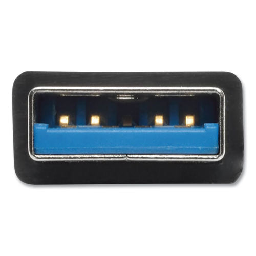 Image of Tripp Lite by Eaton U360-004-SLIM Ultra-Slim Portable Usb 3.0 Superspeed Hub, 4 Ports, Black