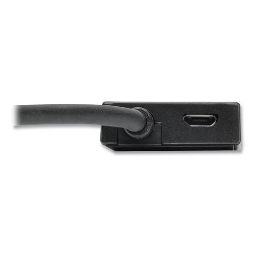Image of Tripp Lite by Eaton U360-004-SLIM Ultra-Slim Portable Usb 3.0 Superspeed Hub, 4 Ports, Black