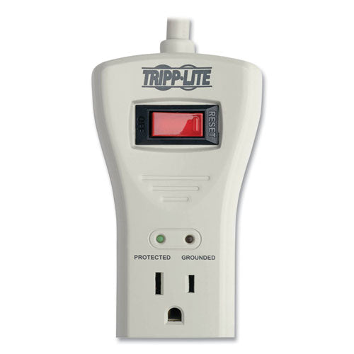 Image of Tripp Lite by Eaton SUPER7 Protect It! Surge Suppressor, 7 AC Outlets, 7 ft Cord, 2,160 J, Light Gray
