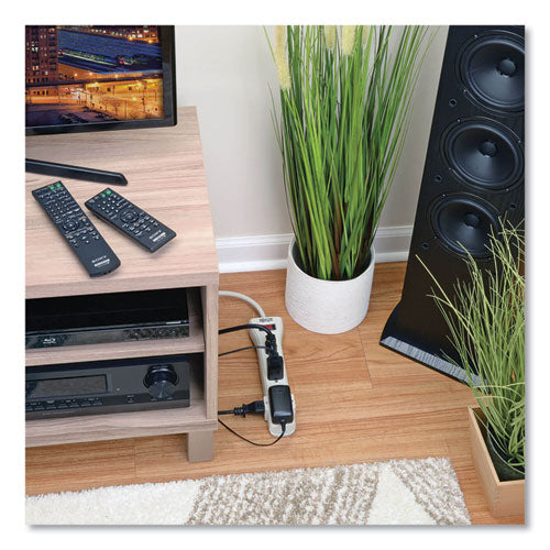 Image of Tripp Lite by Eaton SUPER7 Protect It! Surge Suppressor, 7 AC Outlets, 7 ft Cord, 2,160 J, Light Gray