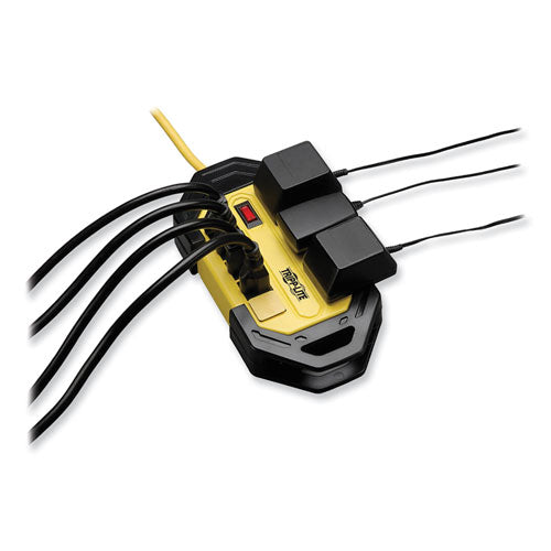 Image of Tripp Lite by Eaton TLM812GF Power It! Safety Power Strip with GFCI Plug, 8 Outlets, 12 ft Cord, Yellow/Black