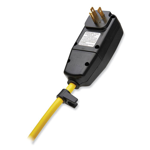 Image of Tripp Lite by Eaton TLM812GF Power It! Safety Power Strip with GFCI Plug, 8 Outlets, 12 ft Cord, Yellow/Black