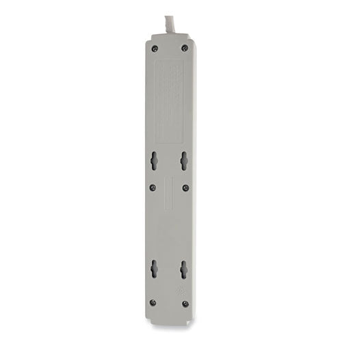 Image of Tripp Lite by Eaton TLP604 Protect It! Surge Suppressor, 6 AC Outlets, 4 ft. Cord, 790 J, Light Gray