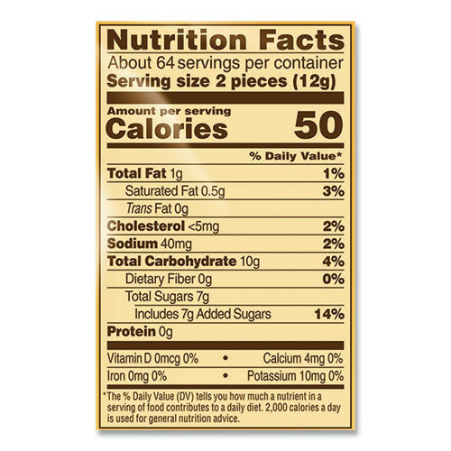 Image of Werther's® Original® SUL46055 Hard Candies, Caramel, 27 oz Bag