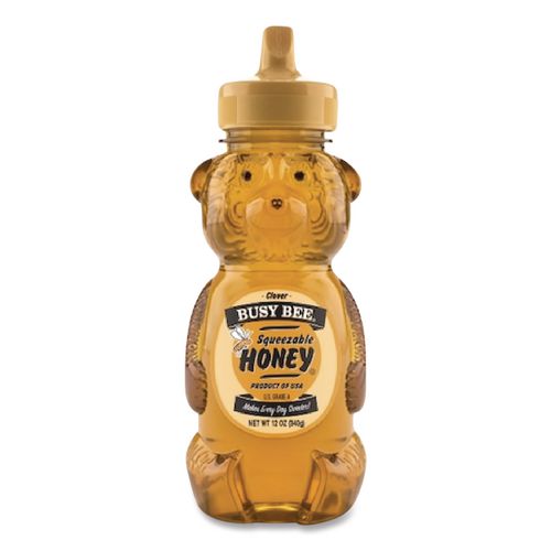 Image of Busy Bee GHZ90130 Clover Honey, 12 Oz Bottle, 12/carton