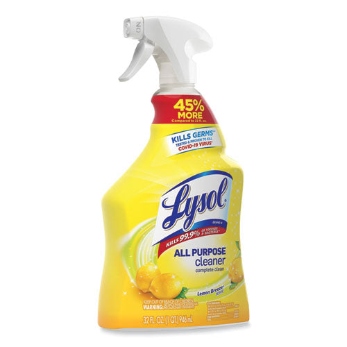 Image of LYSOL® Brand 19200-75352 Ready-To-Use All-Purpose Cleaner, Lemon Breeze, 32 Oz Spray Bottle