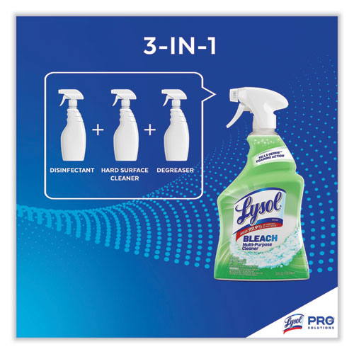 Image of LYSOL® Brand 19200-78914 Multi-Purpose Cleaner With Bleach, 32 Oz Spray Bottle