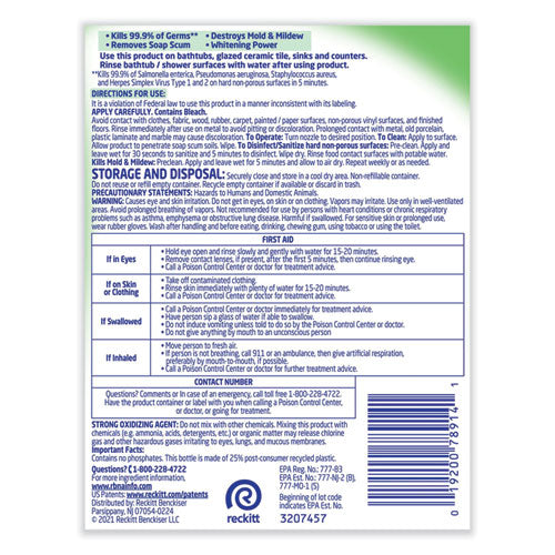 Image of LYSOL® Brand 19200-78914 Multi-Purpose Cleaner With Bleach, 32 Oz Spray Bottle