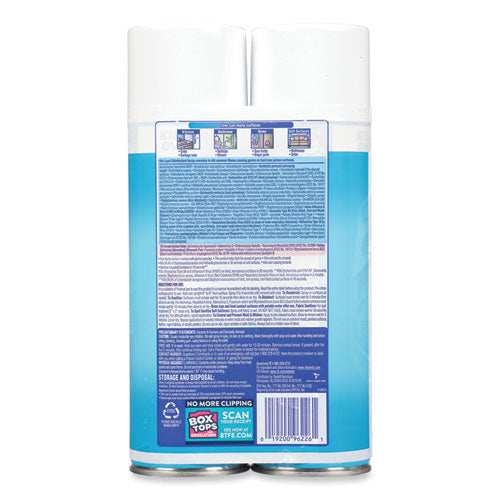 Image of LYSOL® Brand 19200-99608 Disinfectant Spray, Crisp Linen, 19 Oz Aerosol Spray, 2/pack, 4 Packs/carton