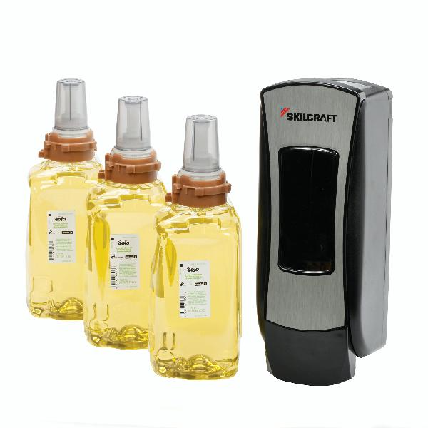 Image of GOJO® SKILCRAFT® Citrus Ginger Foam Hand & Shower Wash - Starter Kit