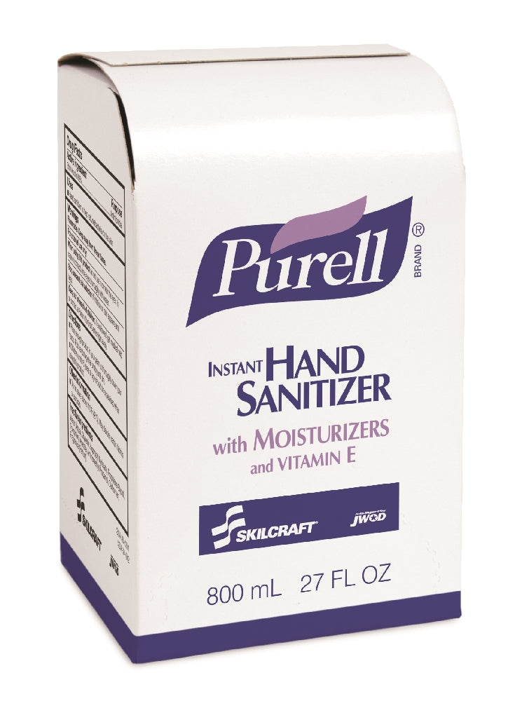 Image of PURELL® SKILCRAFT® Advanced Instant Hand Sanitizer with Biobased Content, 800 mL Dispenser Refill for 4510-01-521-9867 or 4510-01-521-9868