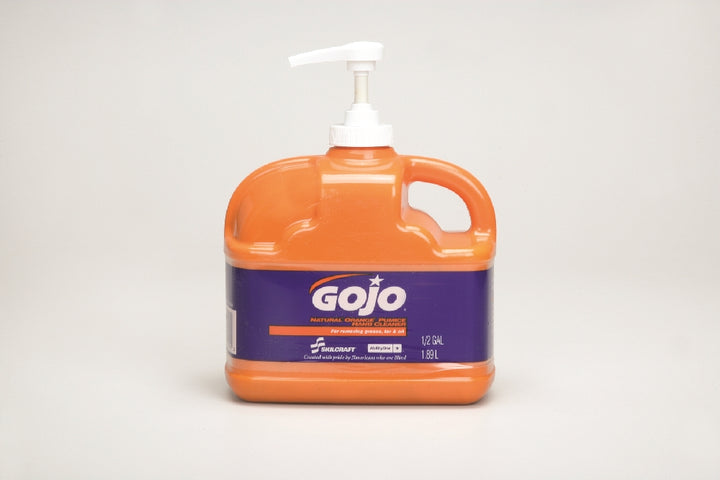 Image of GOJO® SKILCRAFT® Natural Orange Pumice Hand Cleaner, 1/2 Gallon Pump Bottle