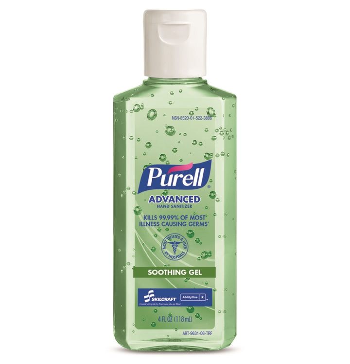 Image of PURELL® SKILCRAFT® Advanced Hand Sanitizer Soothing Gel, 4 oz Flip Cap, 1 Each